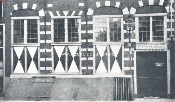 Benedengedeelte van een huis aan de Frankestraat te Haarlem