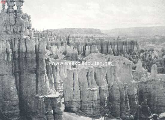 De staat Utah. De Z.g.n. Tempel van Ostris in de Bryce Canyon