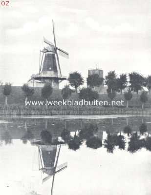 Utrecht, 1924, Woudrichem, Aan de vestinggracht te Woudrichem