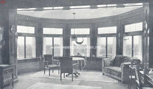 Nederland, 1924, Onbekend, Het moderne landhuis. Uitzichtramen der eerste verdieping