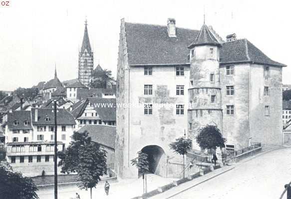 Zwitserland, 1924, Baden, Zwitsersch Baden. Het groote badhuis