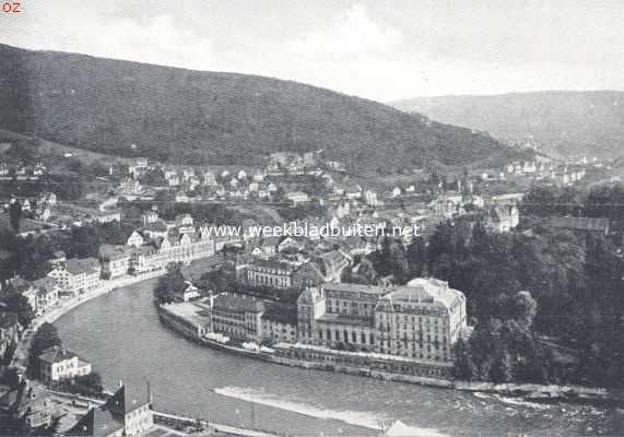 Zwitserland, 1924, Baden, Zwitsersch Baden. Gezicht op Zwitsersch Baden en de Limat