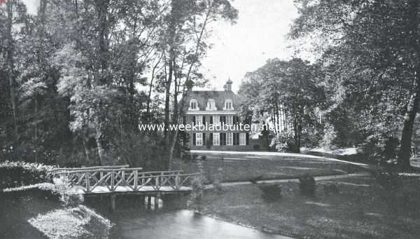 Utrecht, 1925, Maarssen, Huize Doornburgh bij Maarssen. Achterzijde