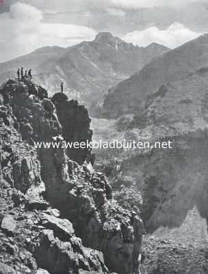Amerika, 1925, Onbekend, De zoogenaamde rotstempels in het Amerikaansche Rotsgebergte