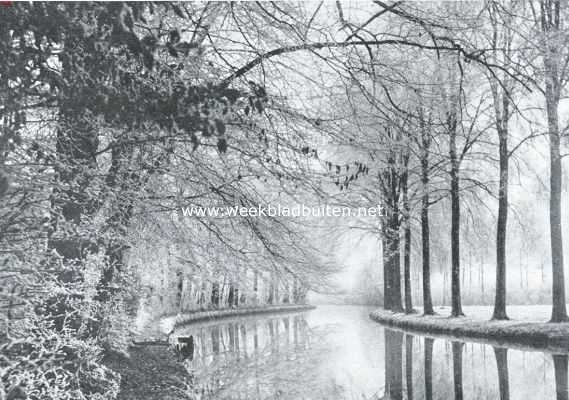 Utrecht, 1925, Utrecht, Wintergezicht bij Oud-Amelisweerd aan den Krommen Rijn