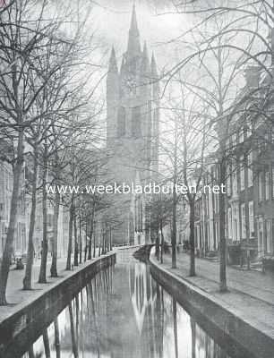 Zuid-Holland, 1925, Delft, De Oude Delft te Delft in de winter