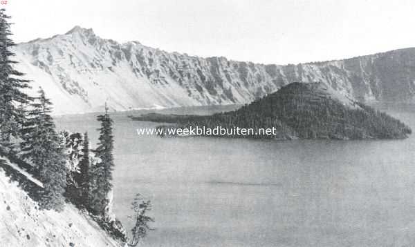 Amerika, 1925, Onbekend, Het Crater Lake in den staat Oregon