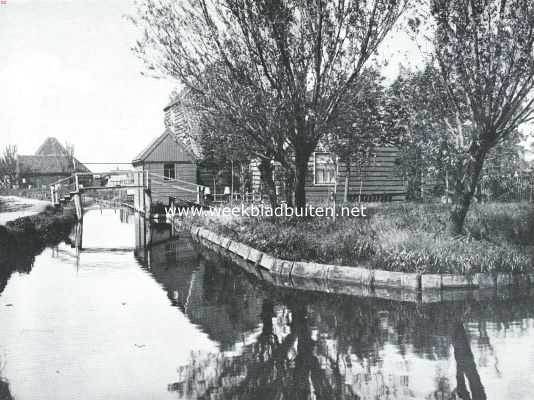 Noord-Holland, 1925, Onbekend, Waterland. Een schilderachtig boerenerf