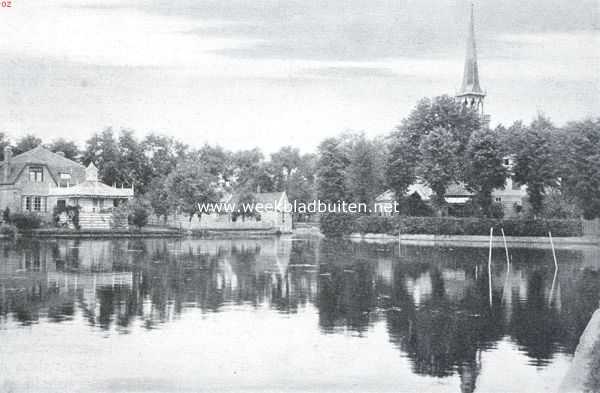 Noord-Holland, 1925, Broek in Waterland, Waterland. Het Havenrak bij Broek in Waterland