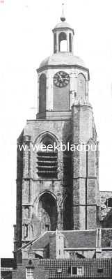 Noord-Brabant, 1925, Bergen op Zoom, De toren der Ned. Herv. Kerk te Bergen op Zoom