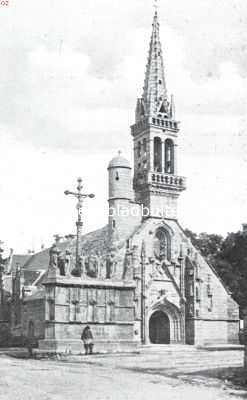 Frankrijk, 1925, Confort, Een reis door Bretagne. Kerkje te Comfort bij Douarnenez