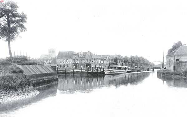 Zuid-Holland, 1925, Brielle, Den Briel. De aanlegplaats met het Maarland