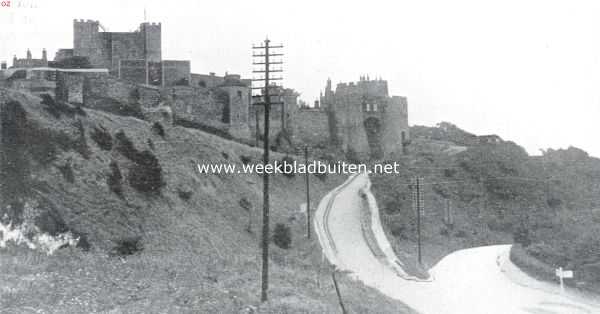 Engeland, 1925, Dover, Aan Engeland's Zuidoostkust. Het kasteel van Dover