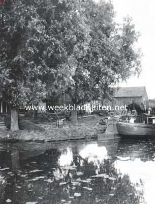 Groningen, 1925, Wildervank, Uit vervlogen dagen. Een oude scheepstimmerwerf aan het Oosterdiep te Wildervank
