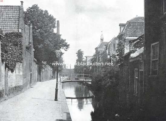 Zuid-Holland, 1925, Leiden, De Middelste Gracht te Leiden