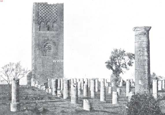 Marokko, 1925, Rabat, Rabat. De Hassantoren