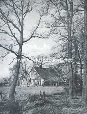 Overijssel, 1925, Hengelo, Bij de pachterswoning op het landgoed Espelo