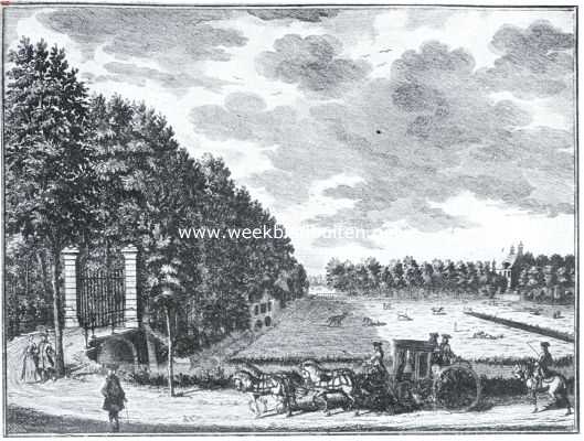 Roosenburgh. Het inrijhek