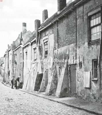 Zuid-Holland, 1925, Sommelsdijk, Naar Middelharnis en Sommelsdijk. Oud straatje te Sommelsdijk