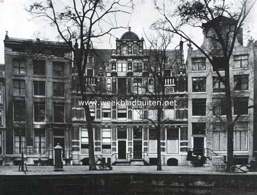 Noord-Holland, 1925, Amsterdam, Amsterdamsche grachtpaleizen. Het huis Heerengracht 170 - 172  (in het midden)