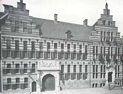 Groningen, 1925, Groningen, Het Gerechtsgebouw te Groningen. Het Gerechtsgebouw te Groningen na de restauratie