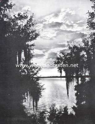 Amerika, 1926, Onbekend, Zonsondergang op het Howard-meer (Florida)