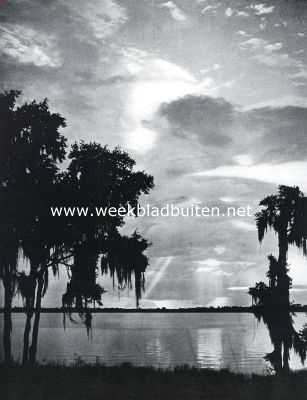 Amerika, 1926, Onbekend, Zonsondergang op het Howard-Meer (Florida)