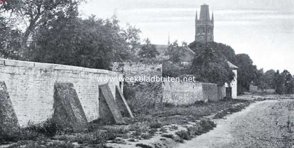 Zuid-Limburg, 1926, Roermond, Roermond, overblijfselen van de stadsommuring aan den Schipperswal