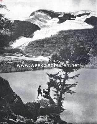 Canada, 1926, Onbekend, Lake of the Hanging Glacier in het Canadeesche Rotsgebergte