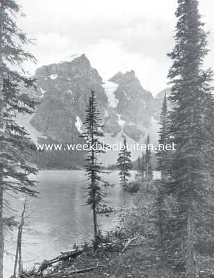 Canada, 1926, Onbekend, Het Moraine-meer in het Canadeesche Banff National Park