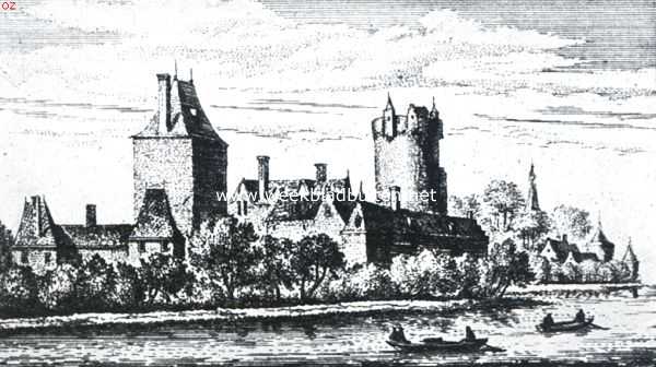 Gelderland, 1926, Culemborg, Het kasteel van Culemborg in 1620. Naar de ets van A. Rademaker