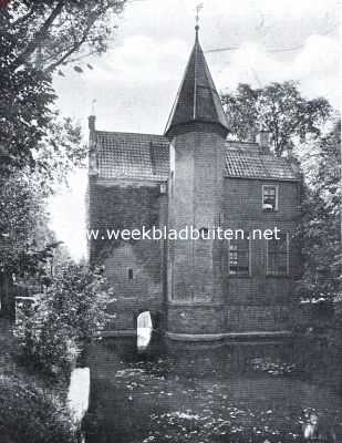 Friesland, 1926, Ijsbrechtum, De poort van Epema State, gezien van de noord westzijde