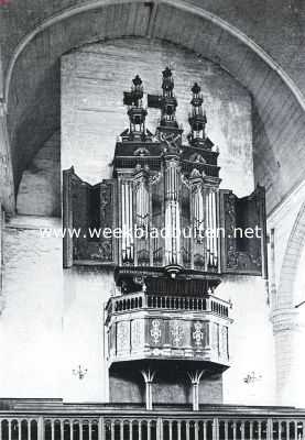 Zuid-Holland, 1926, Leiden, Het orgel in de Hooglandsche Kerk te Leiden