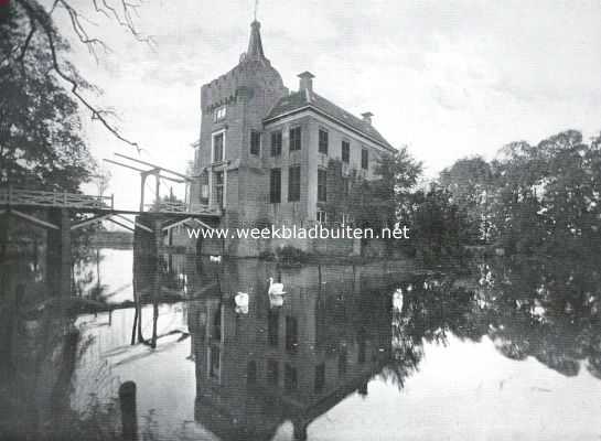 Gelderland, 1926, Heukelom, Het kasteel Heukelom. Van ter zijde gezien