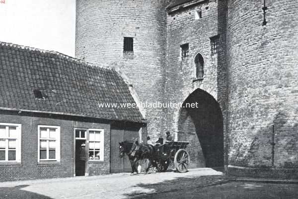 Noord-Brabant, 1926, Bergen op Zoom, Bij de Gevangenpoort te Bergen op Zoom