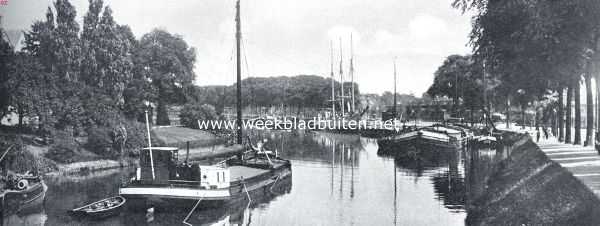 Groningen, 1926, Groningen, Groningen. Verbindingskanaal bij het station