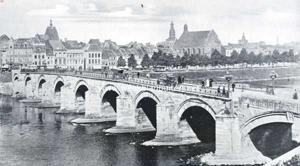 Zuid-Limburg, 1926, Maastricht, Oud-Maastricht. De Maasbrug