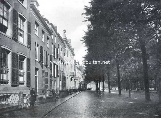 Zuid-Holland, 1926, Den Haag, Lange Vijverberg. Met het Duitsche gezantschap