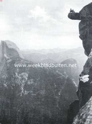 Glacier Point in het Yosemite National Park (Californi)