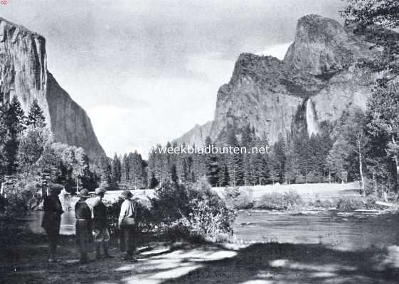 Amerika, 1926, Onbekend, De toegang tot het Yosemite National Park