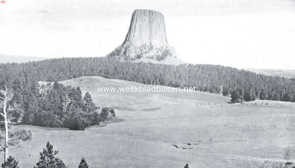 Amerika, 1926, Onbekend, Het Devils Tower National Park