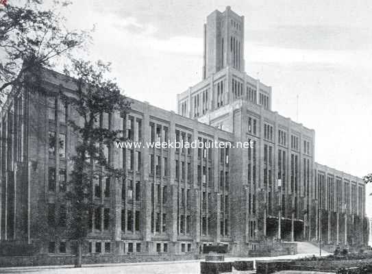 Utrecht, 1926, Utrecht, Utrecht. Aministratiegebouw der Nederlandsche Spoorwegen