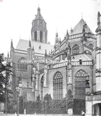 De Groote of St. Eusebiuskerk te Arnhem, gezien van het zuid-oosten