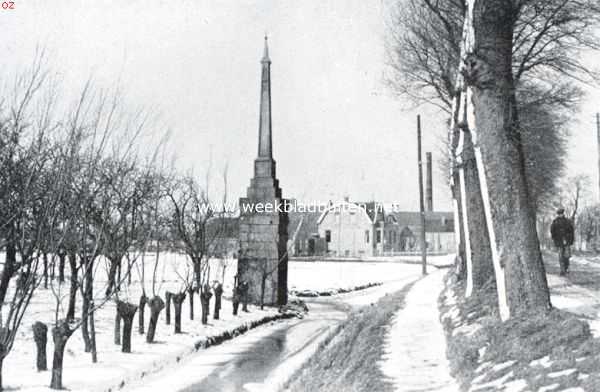 Noord-Holland, 1926, Onbekend, De banpaal aan den Amsteldijk