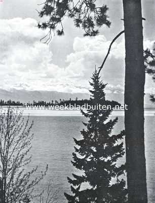 Het Flathead Meer in het Glacier National Park