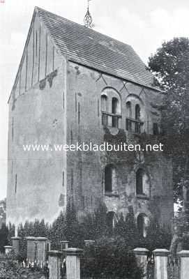 Groningen, 1926, Noordbroek, De toren bij de Ned. Herv. Kerk te Noordbroek