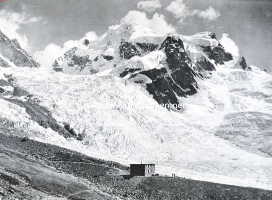 Gezicht op Roseg en Roseggletscher