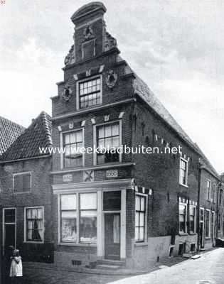 Huis aan de Kerkstraat hoek Zeedijk te Blokzijl, aangekocht door de Vereeniging 