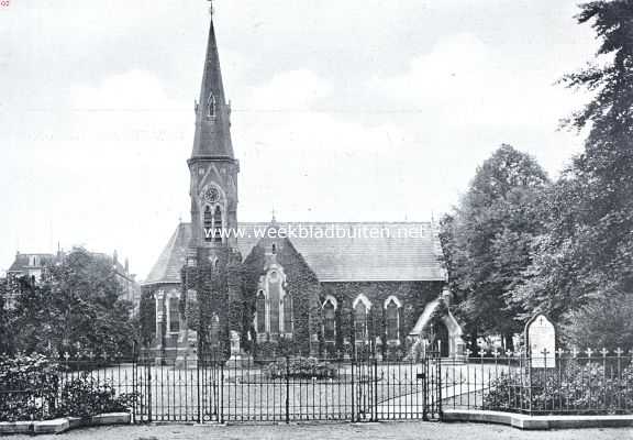 Haagsche kerken. De Engelsche Kerk van ter zijde gezien