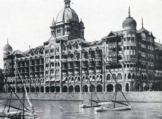 India, 1927, Mumbai, Het Tay-Mahal Hotel te Bombay